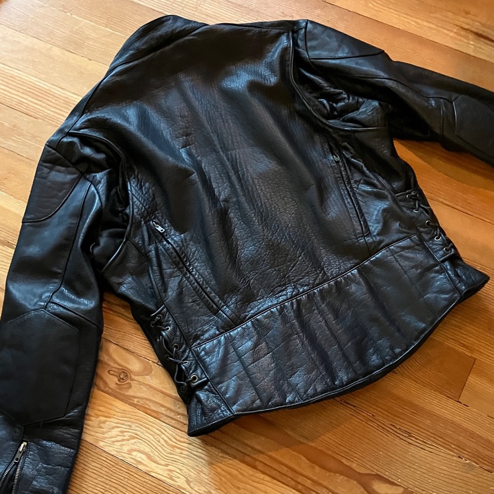 Himalayan Motorbike Wear Padded Leather Jacket - Picture 11 of 15
